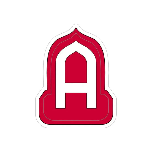 Fourteenth United States (U.S. Army) REVERSE PRINT Transparent Die-Cut STICKER 6 Inch Die-Cut Transparent - The Sticker Space