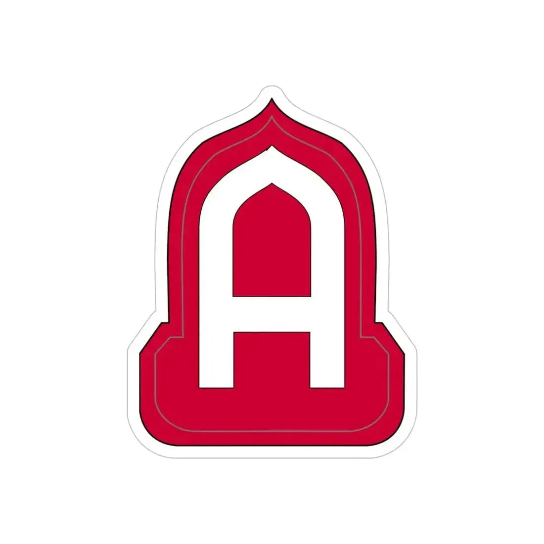 Fourteenth United States (U.S. Army) REVERSE PRINT Transparent Die-Cut STICKER - The Sticker Space