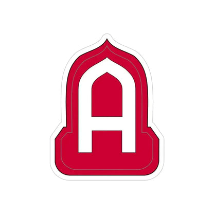 Fourteenth United States (U.S. Army) REVERSE PRINT Transparent Die-Cut STICKER - The Sticker Space