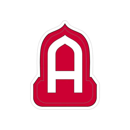 Fourteenth United States (U.S. Army) REVERSE PRINT Transparent Die-Cut STICKER - The Sticker Space