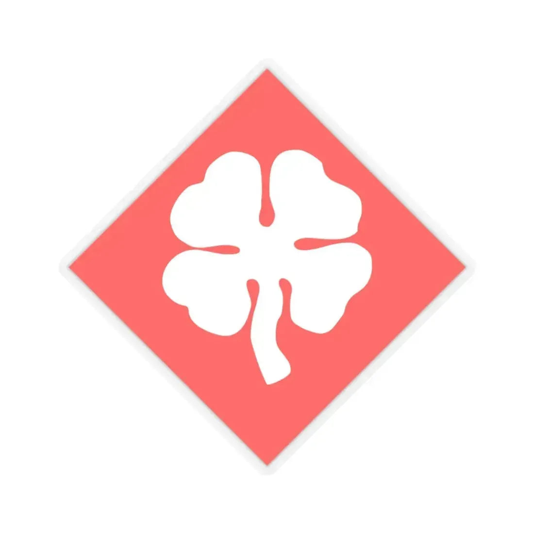 Fourth United States (U.S. Army) STICKER Vinyl Kiss-Cut Decal 4 Inch Transparent - The Sticker Space