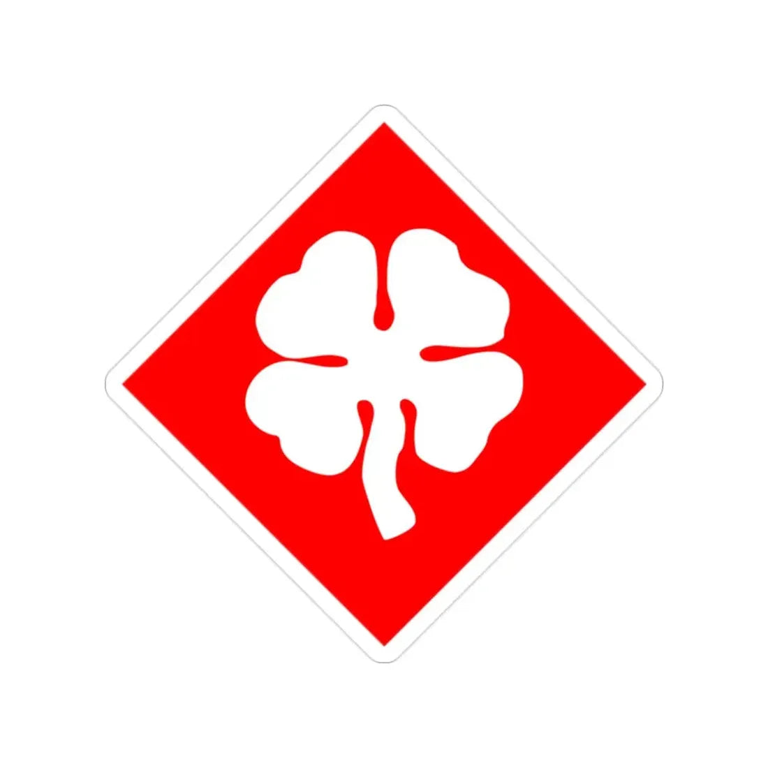 Fourth United States (U.S. Army) Transparent STICKER Die-Cut Vinyl Decal 2 Inch - The Sticker Space