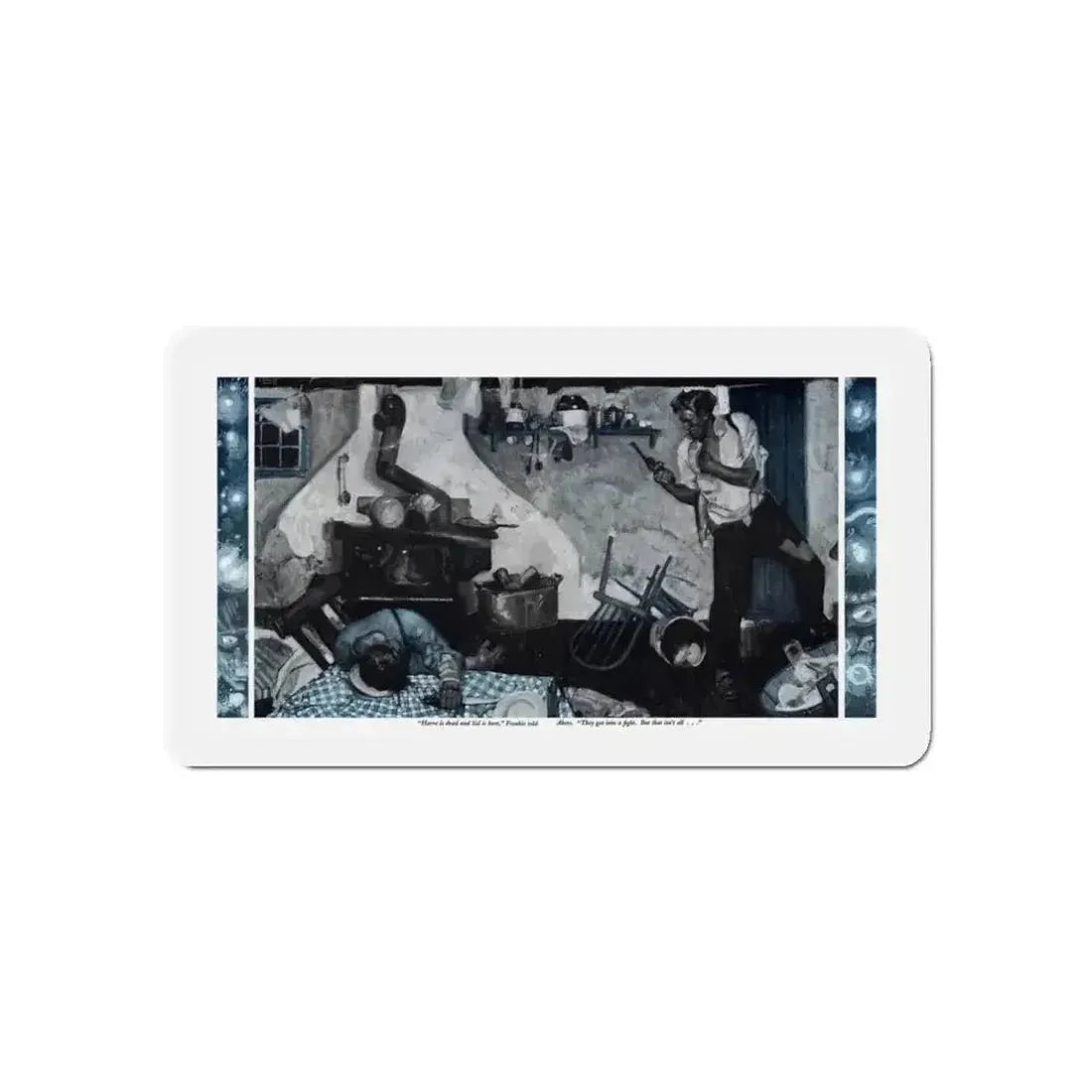 Fox Fire (2), Cosmopolitan, November 1932 (Magazine Illustration) Refrigerator Magnet - The Sticker Space