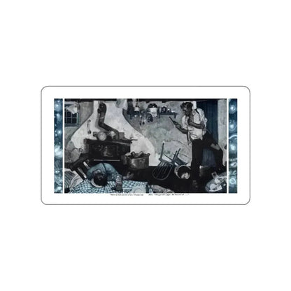 Fox Fire (2), Cosmopolitan, November 1932 (Magazine Illustration) STICKER Vinyl Die-Cut Decal - The Sticker Space