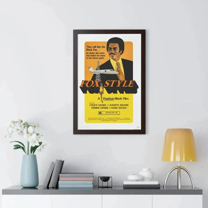 FOX STYLE 1973 - Framed Movie Poster - The Sticker Space