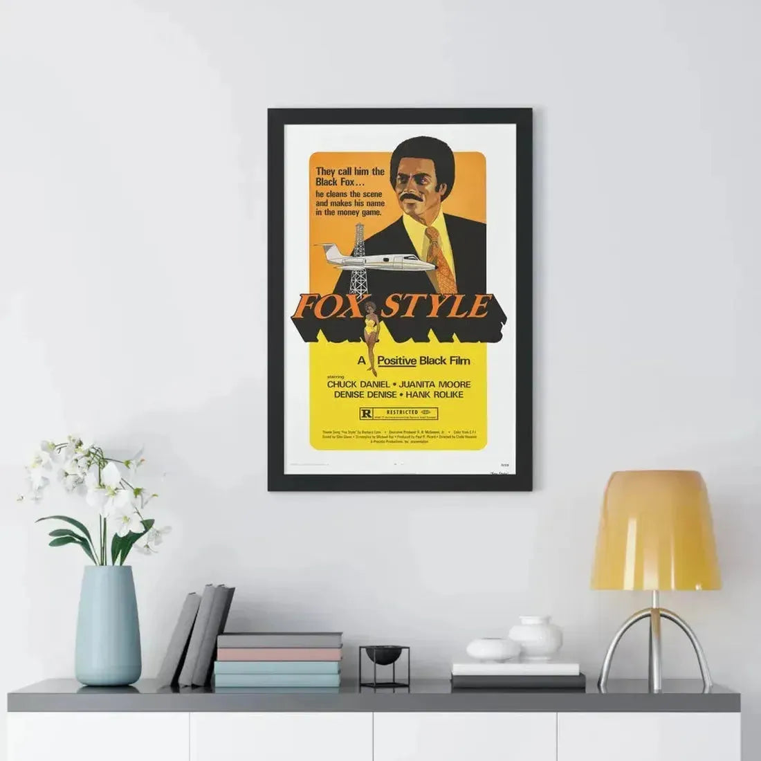 FOX STYLE 1973 - Framed Movie Poster - The Sticker Space