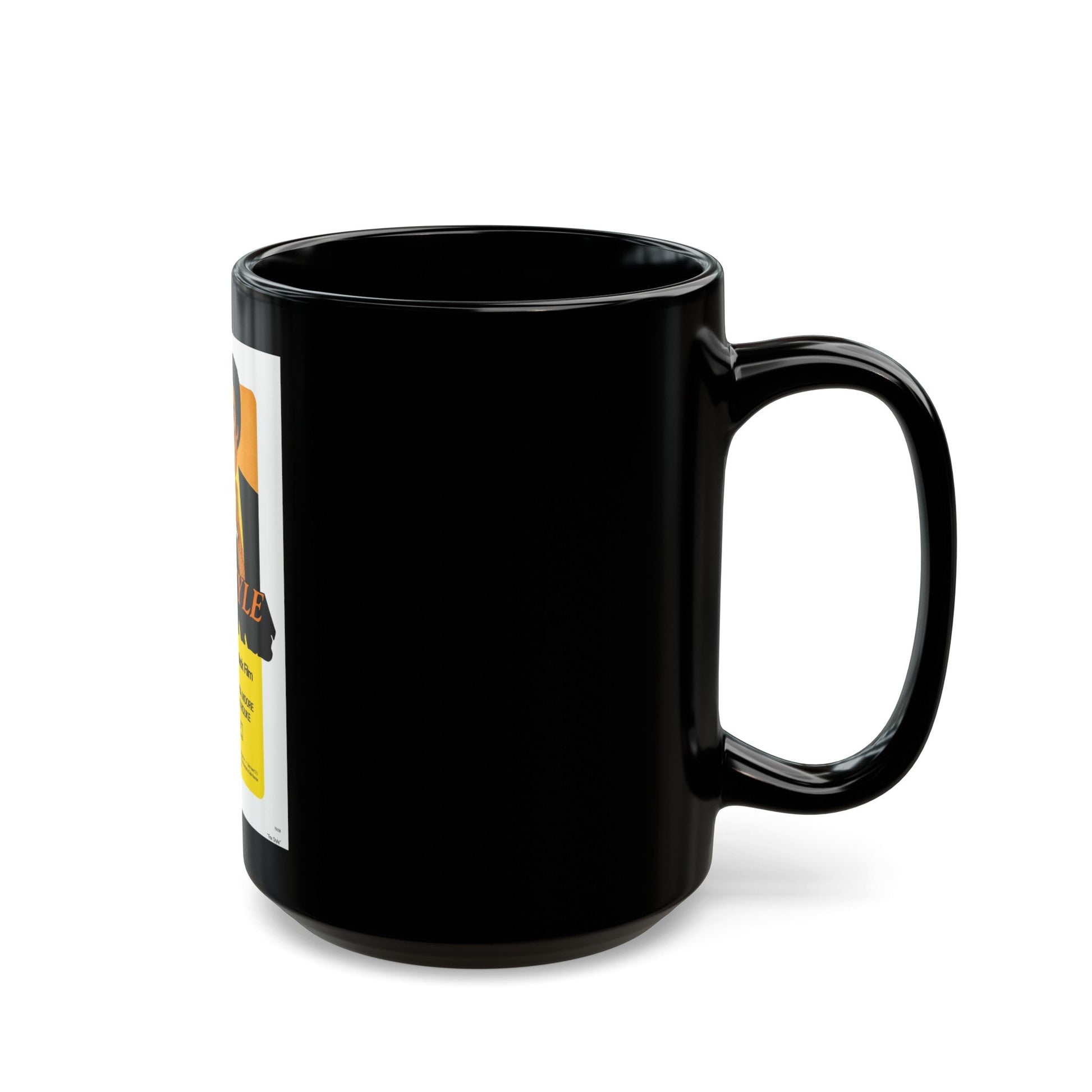 FOX STYLE 1973 Movie Poster - Black Coffee Mug-The Sticker Space