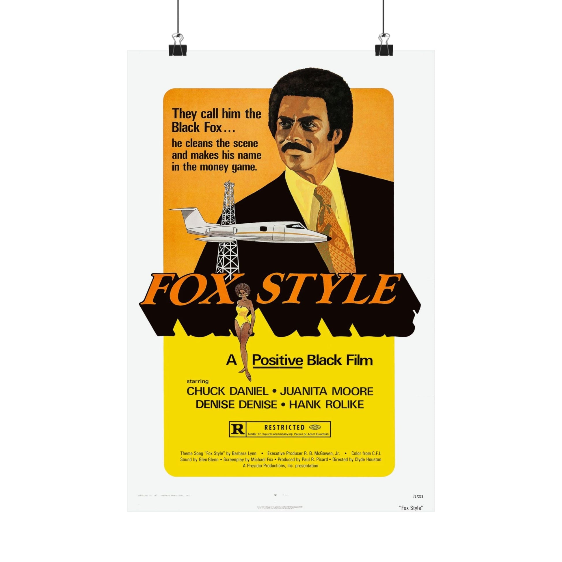 FOX STYLE 1973 - Paper Movie Poster-12″ x 18″-The Sticker Space