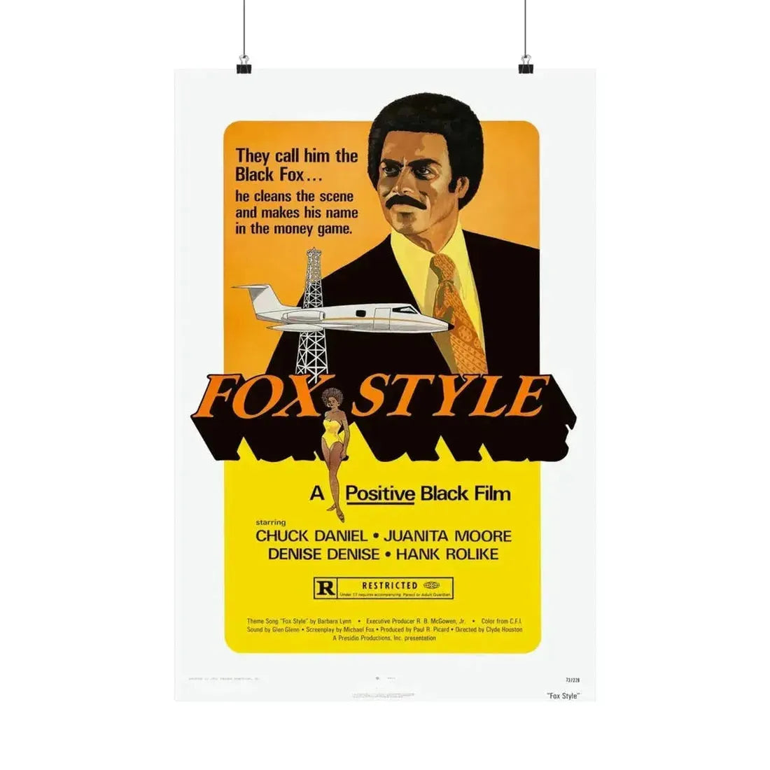 FOX STYLE 1973 - Paper Movie Poster - The Sticker Space