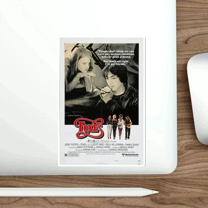 Foxes 1980 Movie Poster STICKER Vinyl Die-Cut Decal - The Sticker Space
