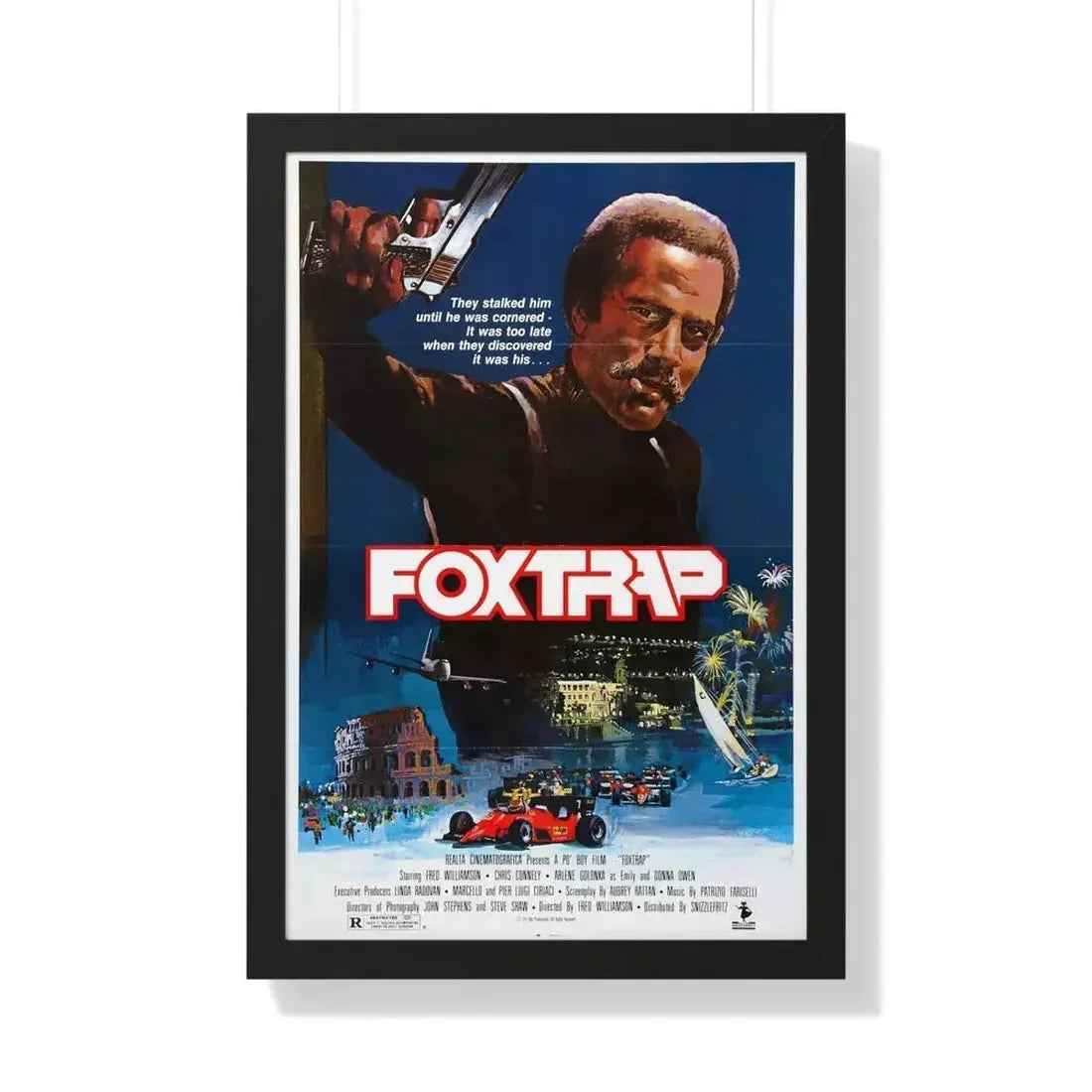 FOXTRAP 1986 - Framed Movie Poster - The Sticker Space