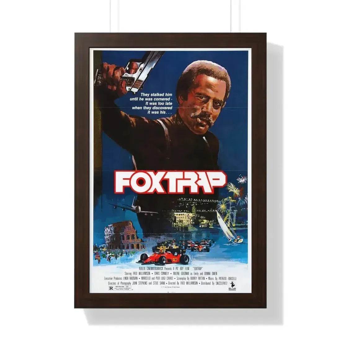 FOXTRAP 1986 - Framed Movie Poster - The Sticker Space