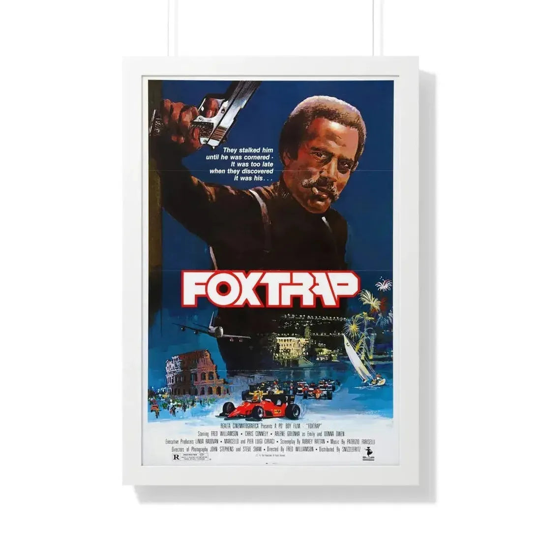 FOXTRAP 1986 - Framed Movie Poster - The Sticker Space