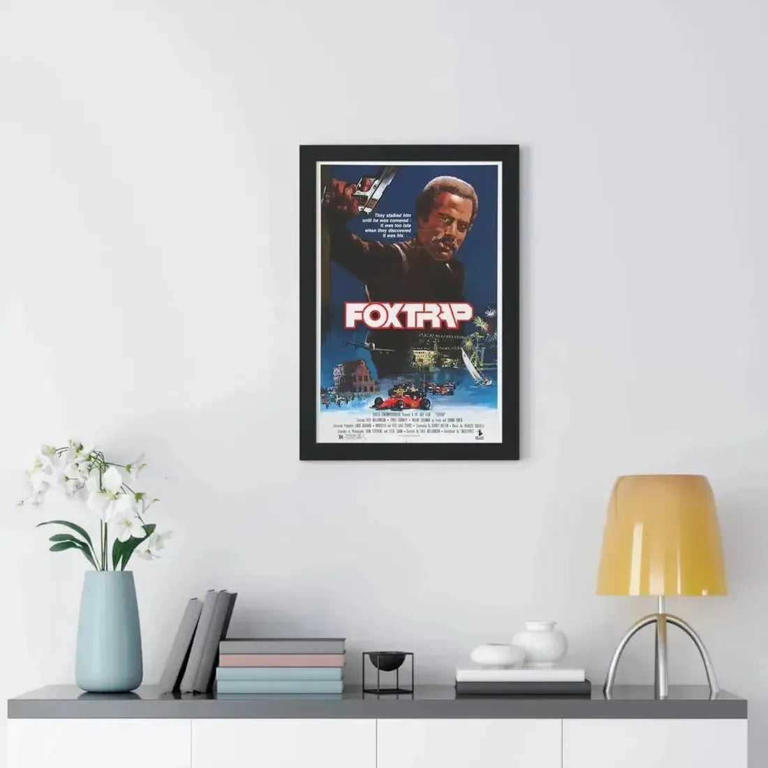 FOXTRAP 1986 - Framed Movie Poster - The Sticker Space