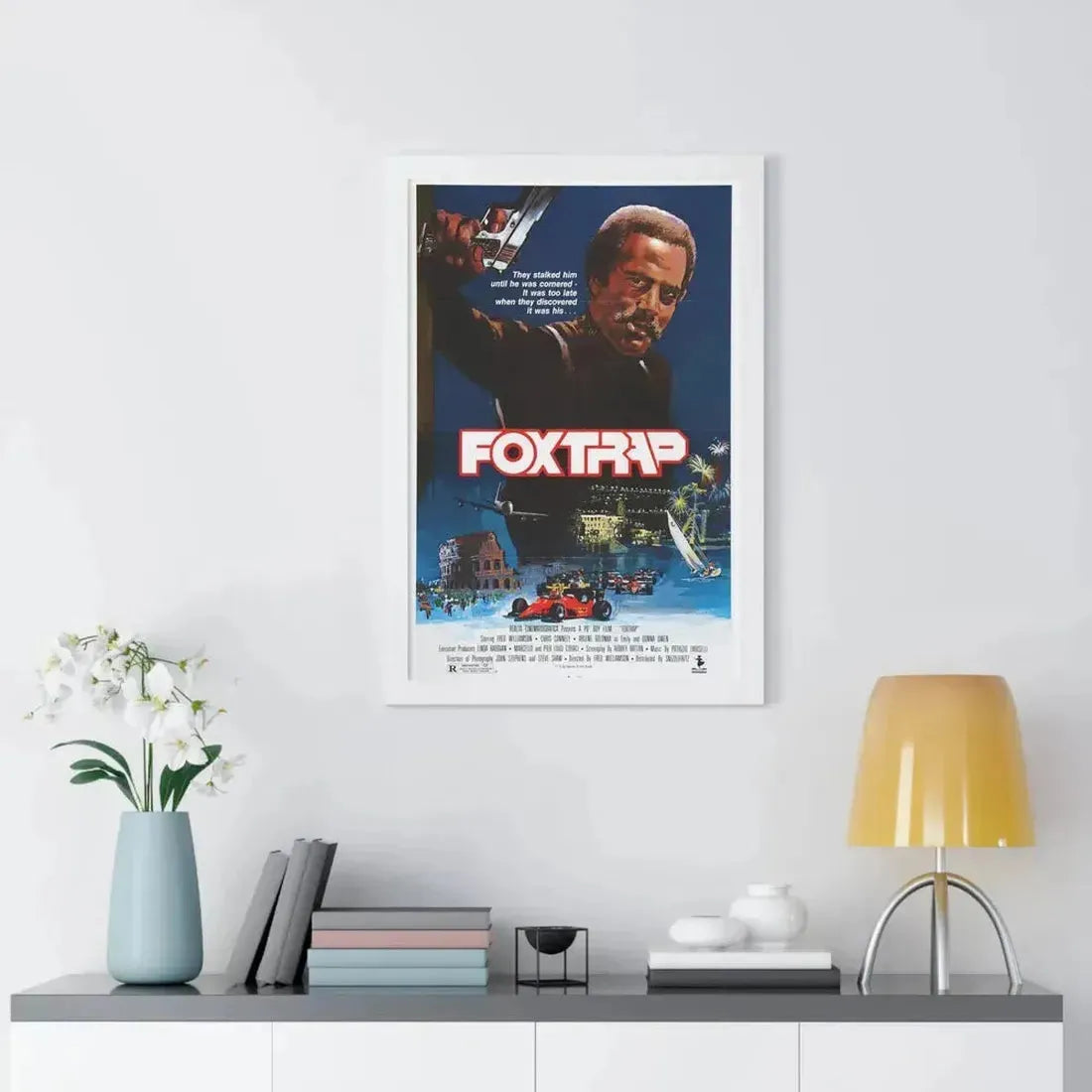 FOXTRAP 1986 - Framed Movie Poster - The Sticker Space
