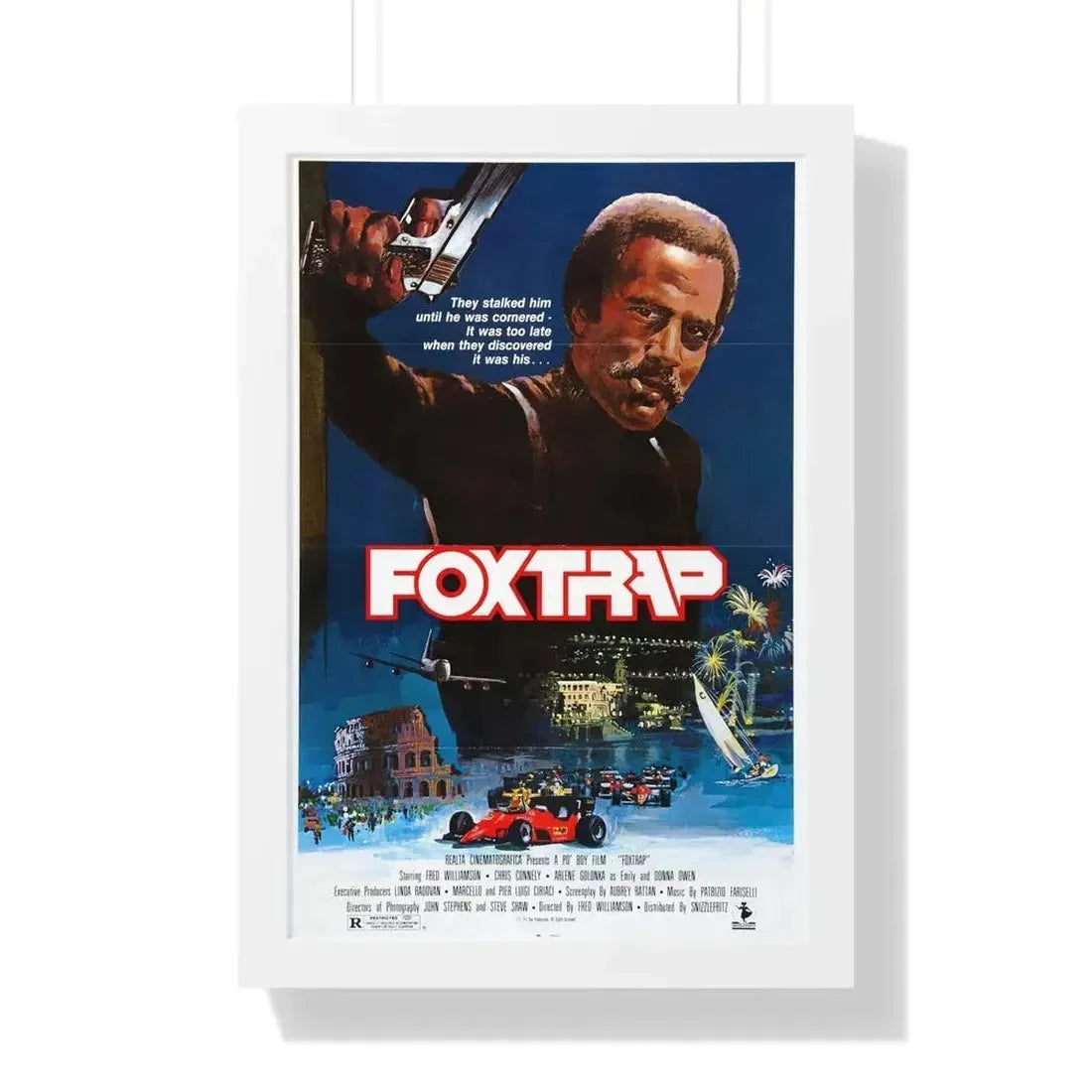 FOXTRAP 1986 - Framed Movie Poster - The Sticker Space
