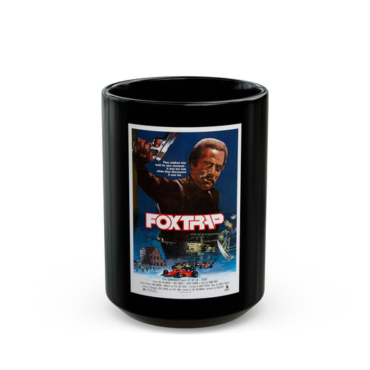 FOXTRAP 1986 Movie Poster - Black Coffee Mug-15oz-The Sticker Space