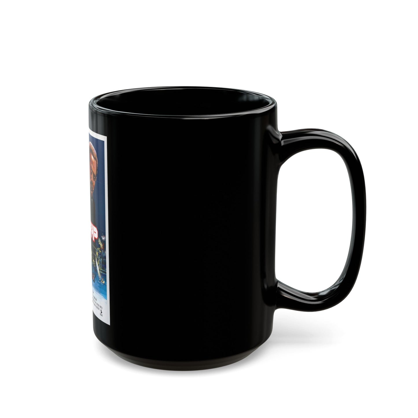 FOXTRAP 1986 Movie Poster - Black Coffee Mug-The Sticker Space