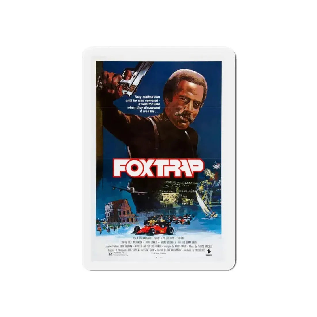 FOXTRAP 1986 Movie Poster - Refrigerator Magnet - The Sticker Space