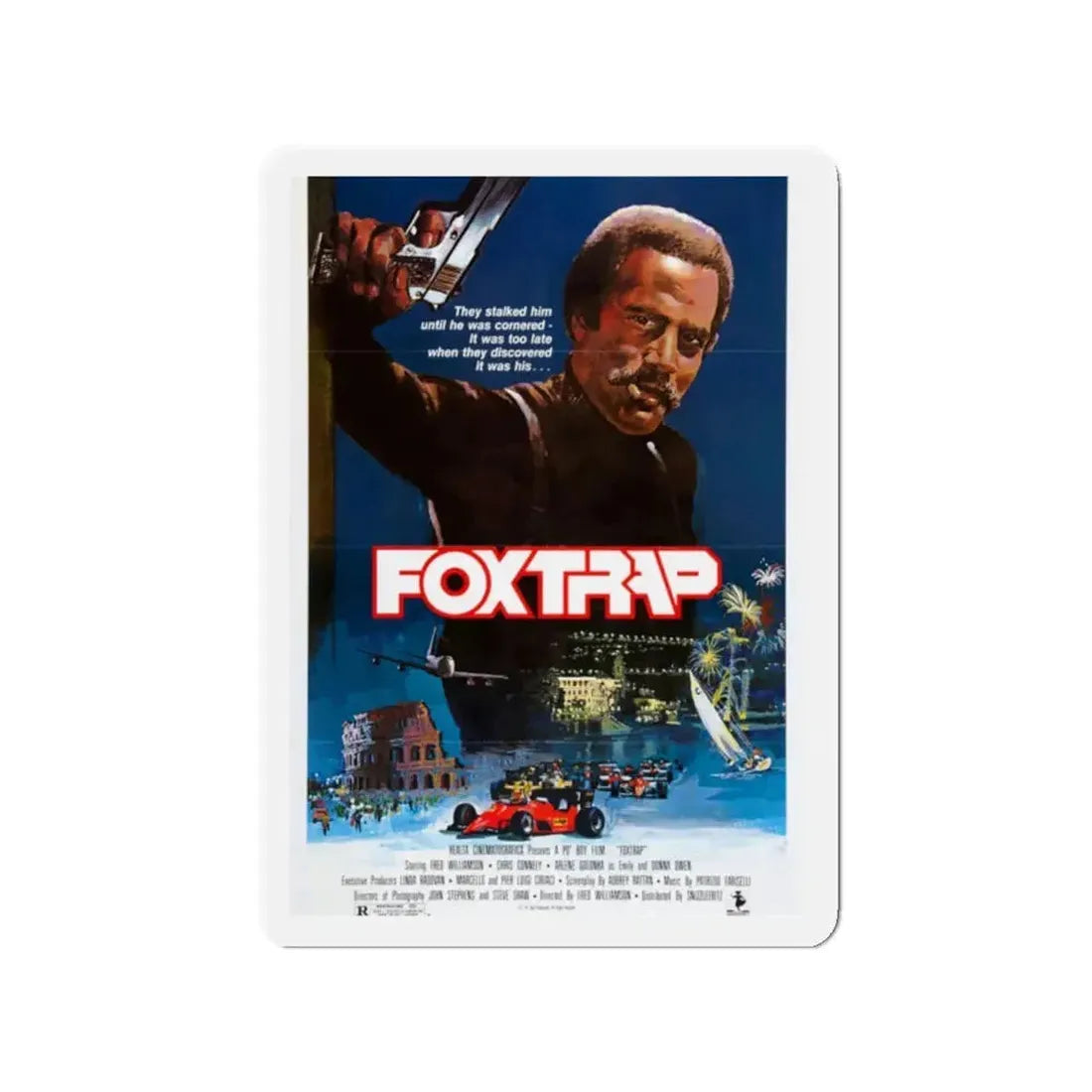 FOXTRAP 1986 Movie Poster - Refrigerator Magnet - The Sticker Space