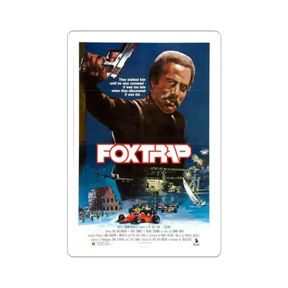 Foxtrap 1986 Movie Poster - STICKER Vinyl Kiss-Cut Decal 4 Inch White - The Sticker Space