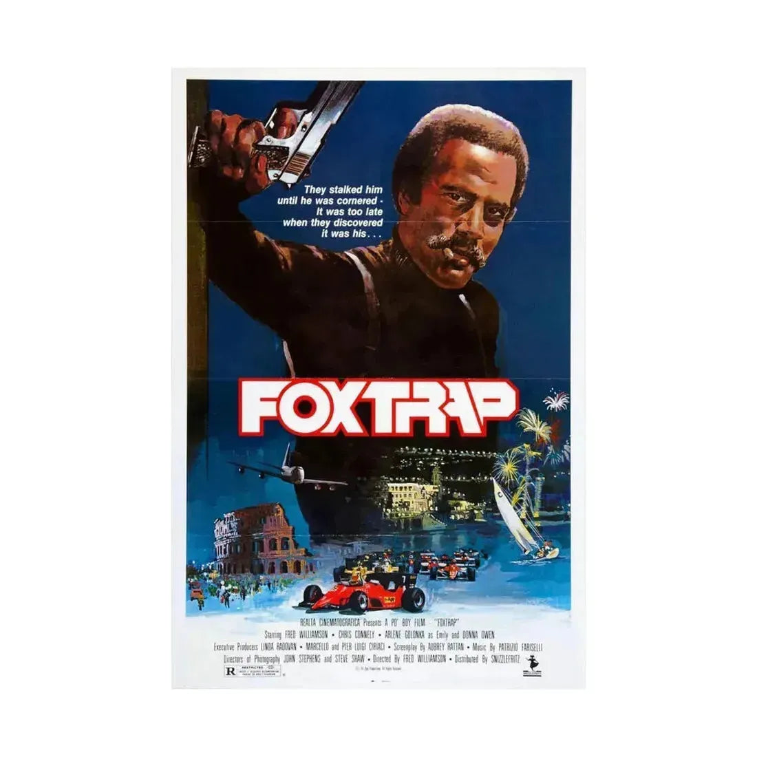 FOXTRAP 1986 - Paper Movie Poster - The Sticker Space