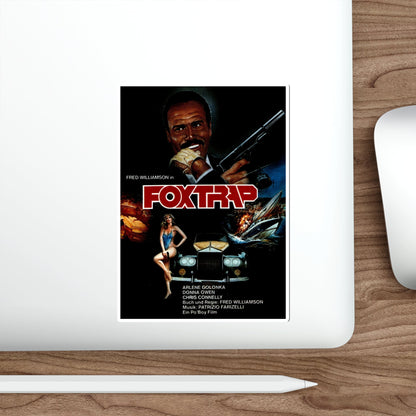 FOXTRAP (GERMAN) 1986 Movie Poster STICKER Vinyl Die-Cut Decal-The Sticker Space