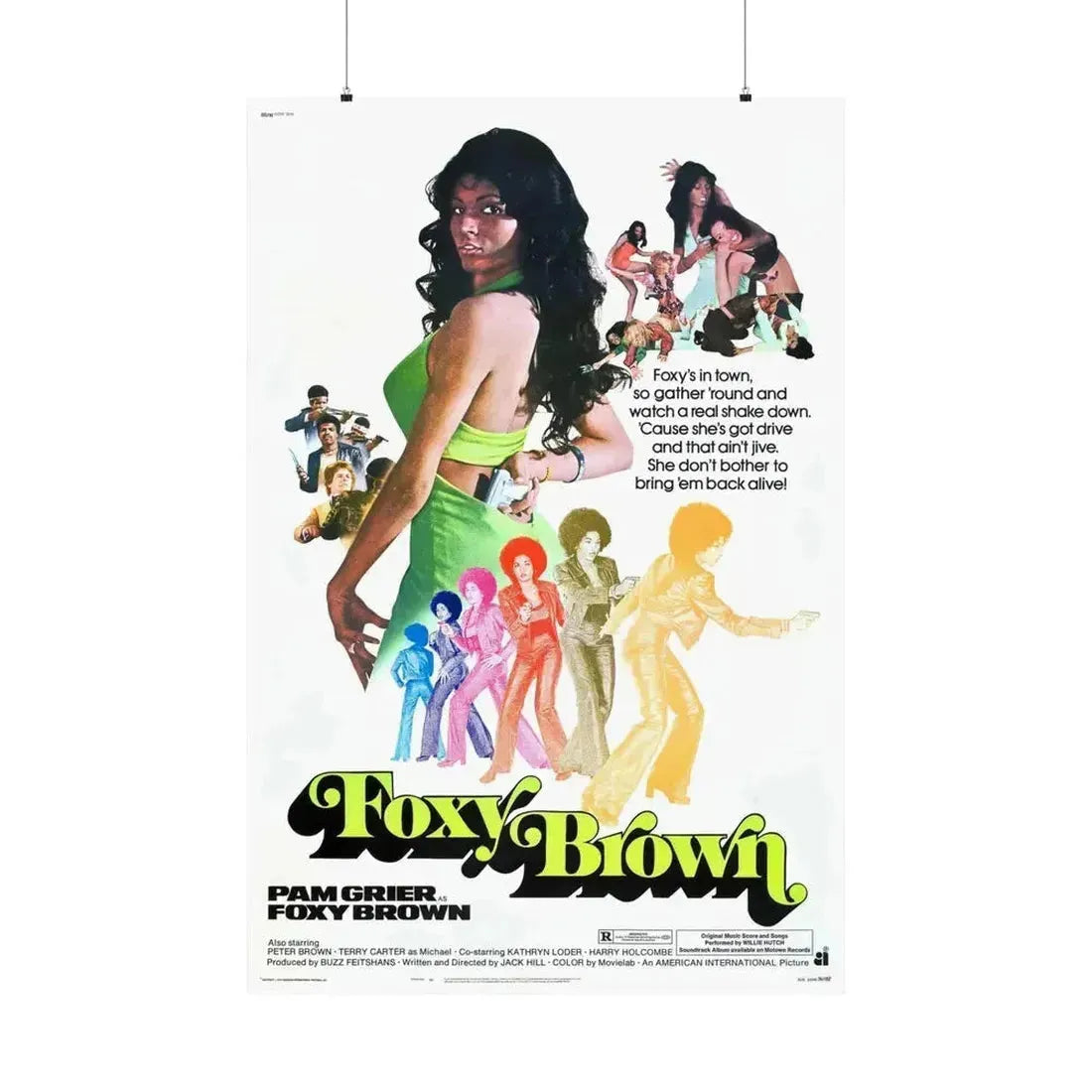 FOXY BROWN (2) 1974 - Paper Movie Poster 36" x 54" Matte - The Sticker Space