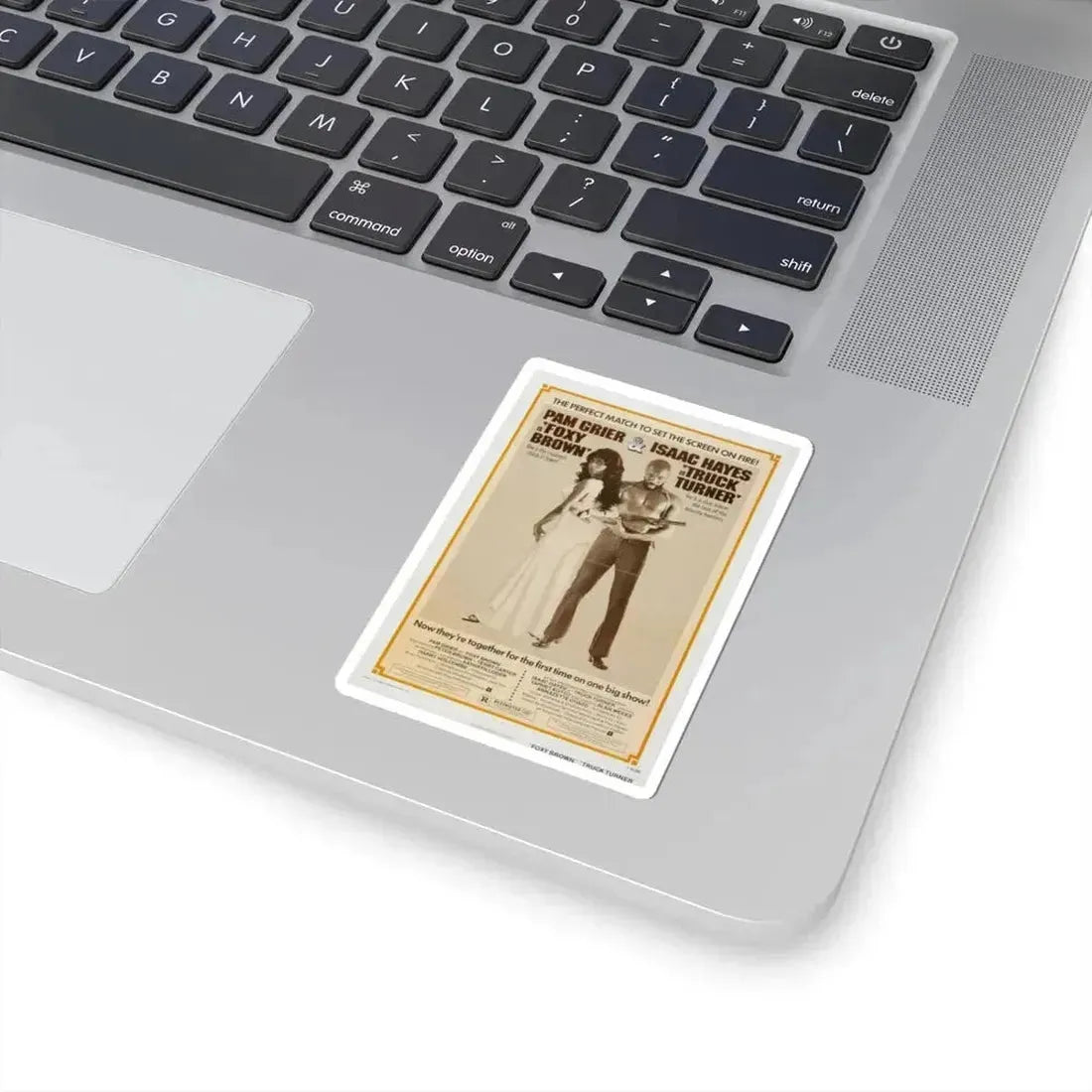 FOXY BROWN + TRUCK TURNER 1974 Movie Poster - STICKER Vinyl Kiss-Cut Decal - The Sticker Space