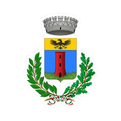 Frabosa Soprana-Stemma (Italy) (Coat of Arms) STICKER Vinyl Kiss-Cut Decal 2 Inch White - The Sticker Space