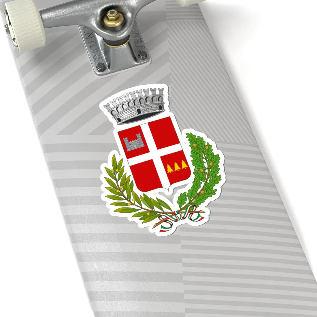 Frabosa Sottana-Stemma (Italy) (Coat of Arms) STICKER Vinyl Kiss-Cut Decal - The Sticker Space