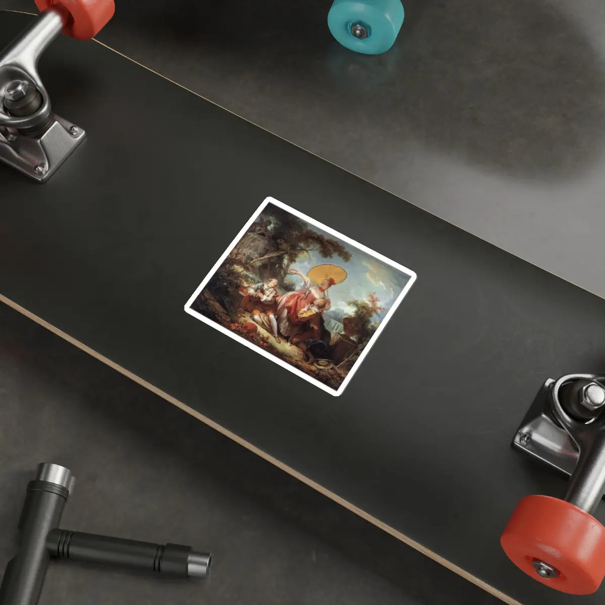 SKU:16628261739375658705 Sticker types:White Shape:Die-Cut Sizes:4" × 4"