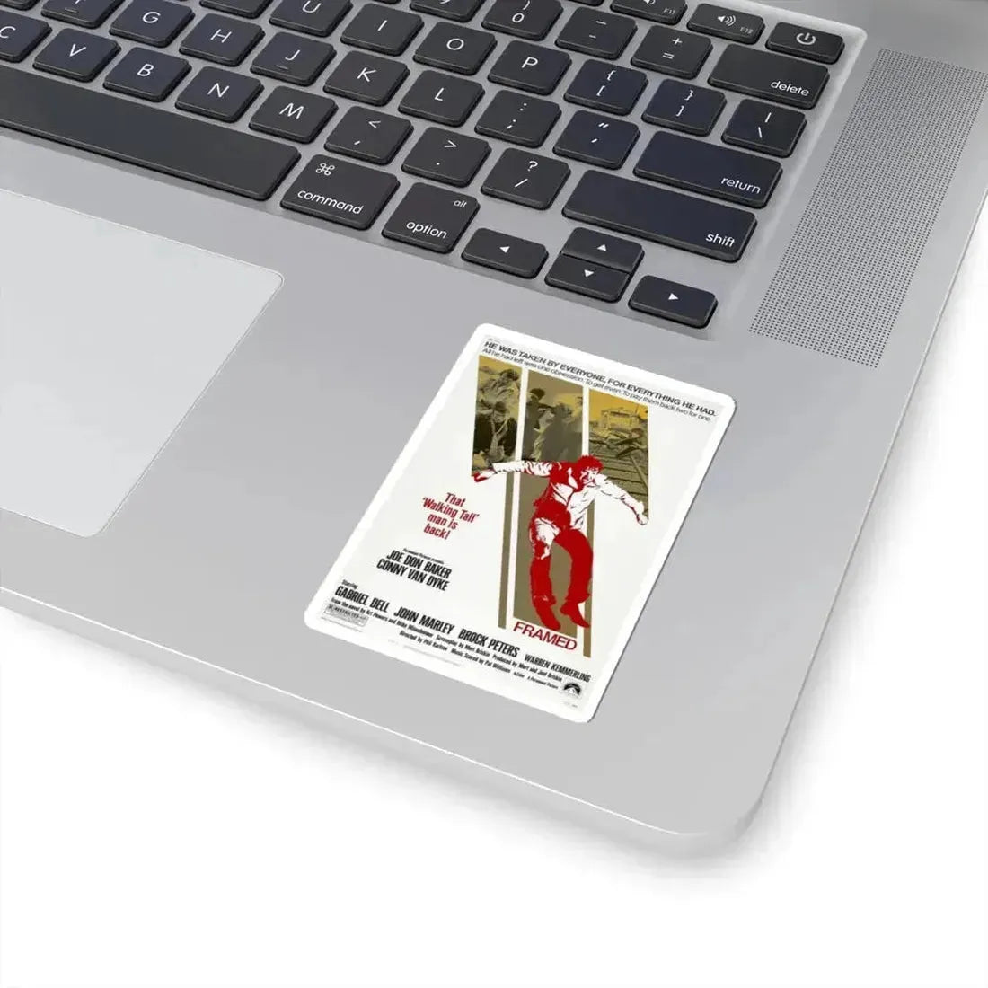 Framed 1975 Movie Poster - STICKER Vinyl Kiss-Cut Decal - The Sticker Space