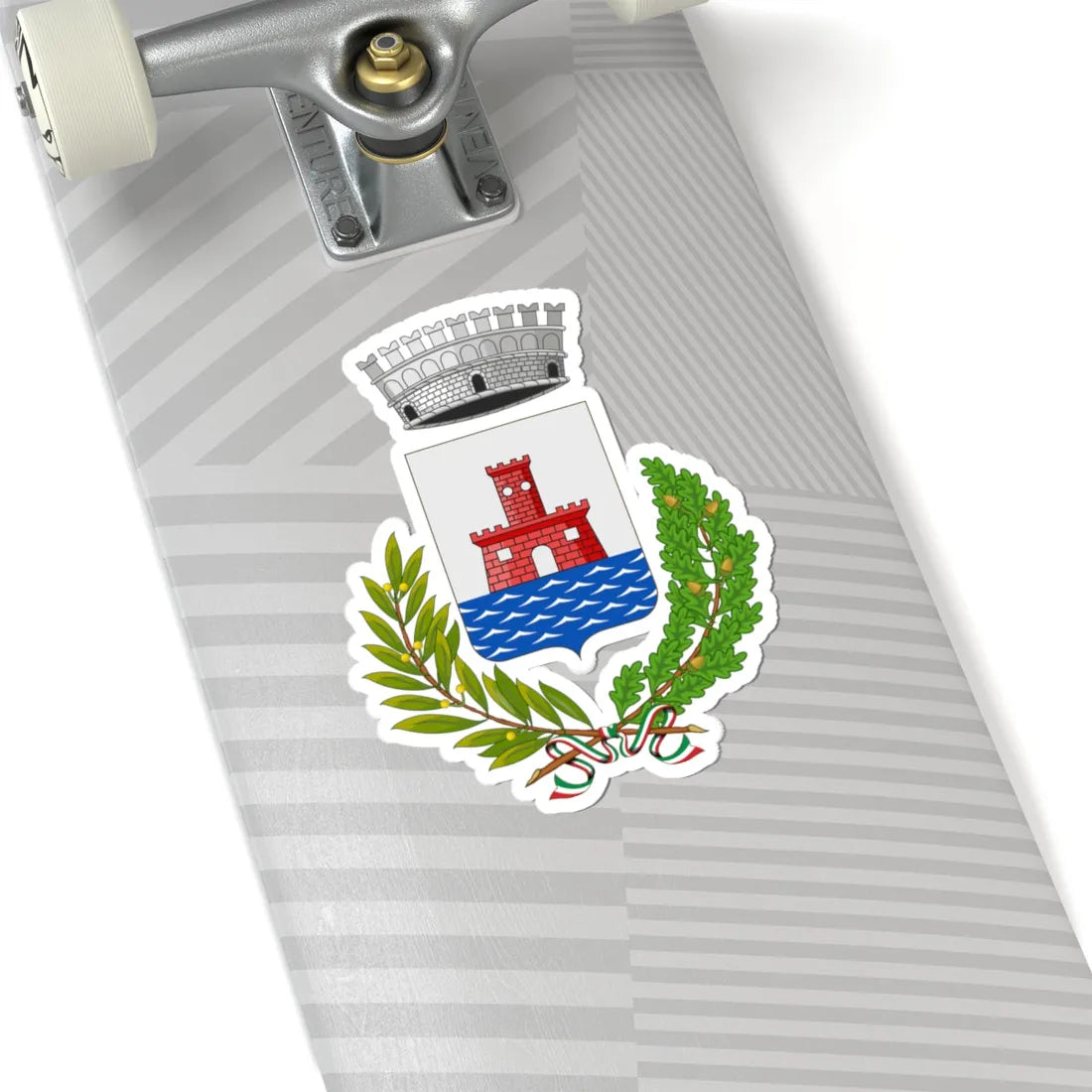 Francavilla Angitola-Stemma (Italy) (Coat of Arms) STICKER Vinyl Kiss-Cut Decal - The Sticker Space