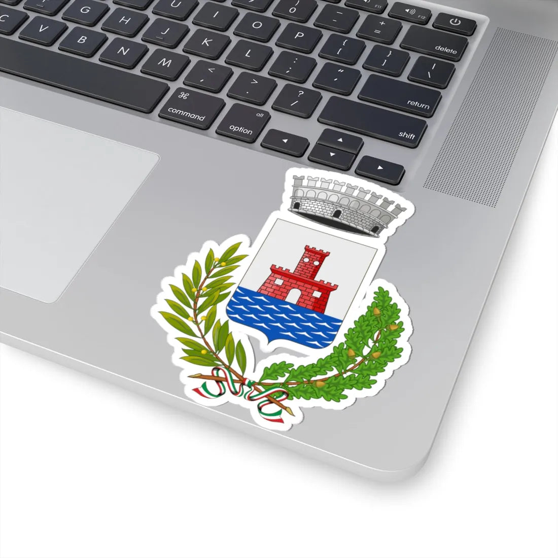 Francavilla Angitola-Stemma (Italy) (Coat of Arms) STICKER Vinyl Kiss-Cut Decal - The Sticker Space