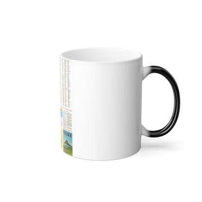 France - A Traveller's Map 2 (1971) (Map) Color Changing Mug 11oz-11oz-The Sticker Space