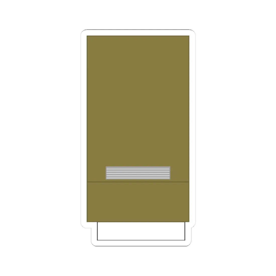 France Army OF 1a cavalry Sleeve WW2 (Military Rank) STICKER Vinyl Kiss-Cut Decal 3 Inch White - The Sticker Space