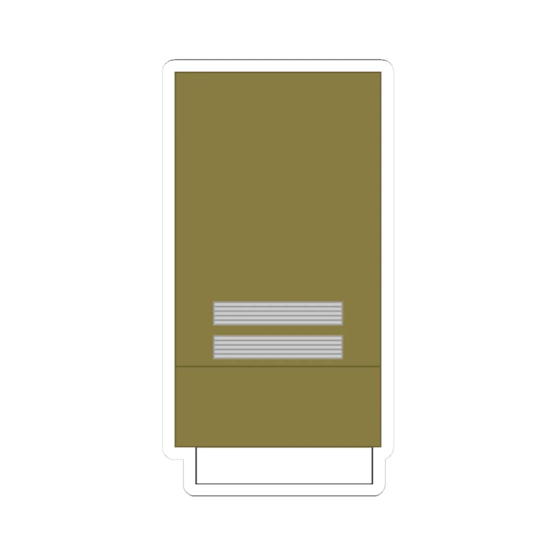 France Army OF 1b cavalry Sleeve WW2 (Military Rank) STICKER Vinyl Kiss-Cut Decal 3 Inch White - The Sticker Space