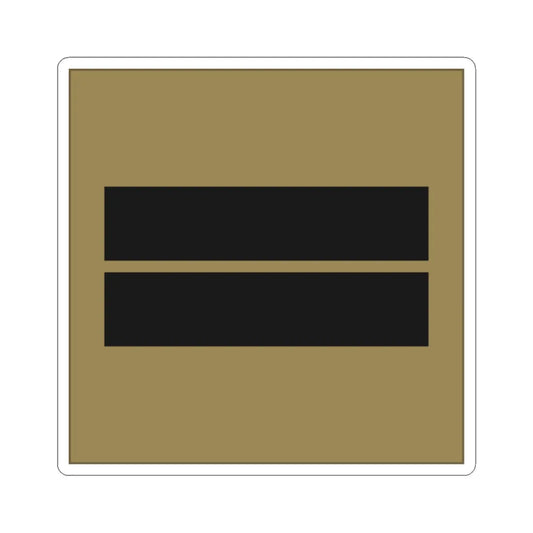 France Army OF 1b LowVis (Military Rank) STICKER Vinyl Kiss-Cut Decal 2 Inch White - The Sticker Space