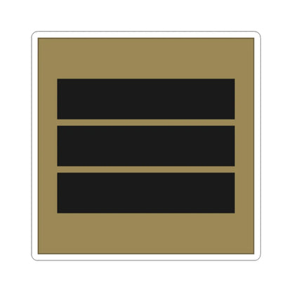 France Army OF 2 LowVis (Military Rank) STICKER Vinyl Kiss-Cut Decal 2 Inch White - The Sticker Space