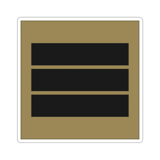 France Army OF 2 LowVis (Military Rank) STICKER Vinyl Kiss-Cut Decal 2 Inch White - The Sticker Space