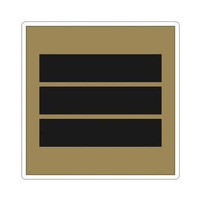 France Army OF 2 LowVis (Military Rank) STICKER Vinyl Kiss-Cut Decal 4 Inch White - The Sticker Space