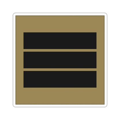 France Army OF 2 LowVis (Military Rank) STICKER Vinyl Kiss-Cut Decal 6 Inch White - The Sticker Space