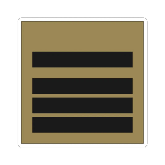 France Army OF 3 LowVis (Military Rank) STICKER Vinyl Kiss-Cut Decal 2 Inch White - The Sticker Space