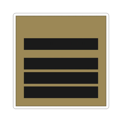 France Army OF 3 LowVis (Military Rank) STICKER Vinyl Kiss-Cut Decal 6 Inch White - The Sticker Space