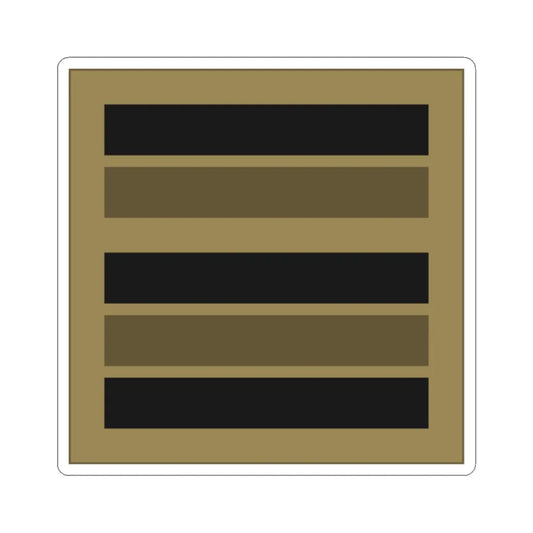 France Army OF 4 LowVis (Military Rank) STICKER Vinyl Kiss-Cut Decal 2 Inch White - The Sticker Space