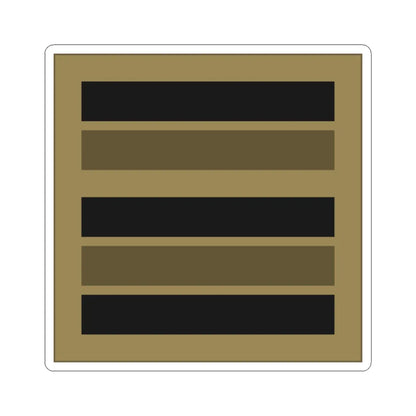 France Army OF 4 LowVis (Military Rank) STICKER Vinyl Kiss-Cut Decal 3 Inch White - The Sticker Space