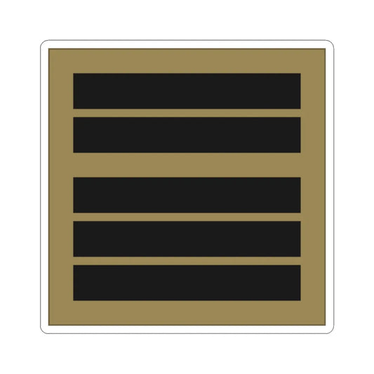 France Army OF 5 LowVis (Military Rank) STICKER Vinyl Kiss-Cut Decal 2 Inch White - The Sticker Space