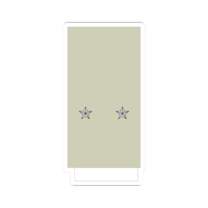 France Army OF 6 Sleeve (Military Rank) STICKER Vinyl Kiss-Cut Decal 2 Inch White - The Sticker Space