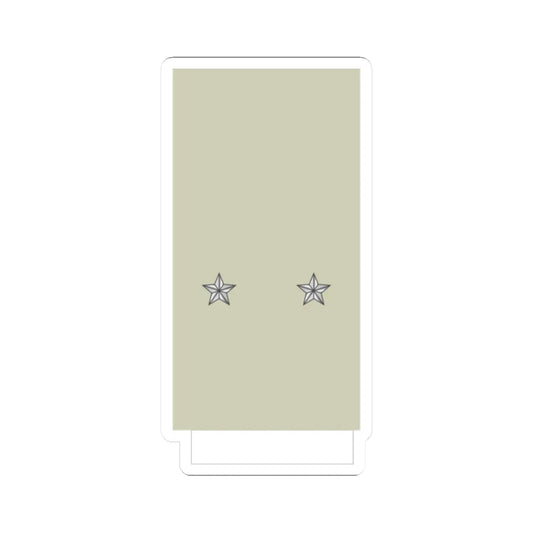 France Army OF 6 Sleeve (Military Rank) STICKER Vinyl Kiss-Cut Decal 2 Inch White - The Sticker Space